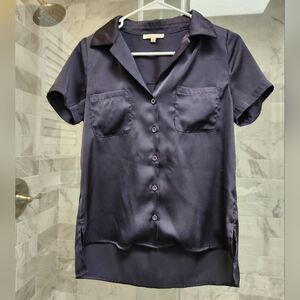 Silk Black Blouse XSP